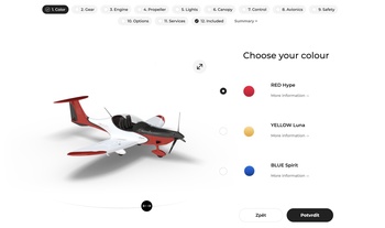 Introducing online plane configurator